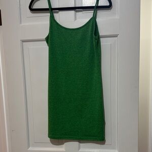 Elegant Green Mini Dress